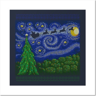 A Starry Holiday Night Posters and Art